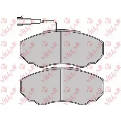 Тормозные колодки, дисковые, комплект VILLAR 626.0966 3101939 23918 2 3917 изображение 0