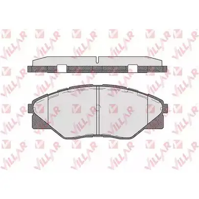 Тормозные колодки, дисковые, комплект VILLAR B626.1718 626.1718 3102661 2524 6 изображение 0