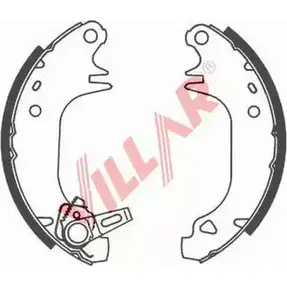 Тормозные колодки, комплект VILLAR Z1S6UO 3104628 AN IYWI 629.0562