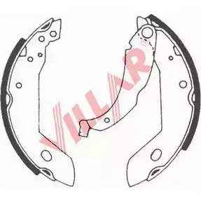 Тормозные колодки, комплект VILLAR 3104636 7YNXZ4 629.0573 8TF 0O
