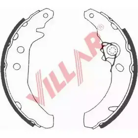 Тормозные колодки, комплект VILLAR 2N6ZW 2U 3104654 629.0609 KFJTSRI