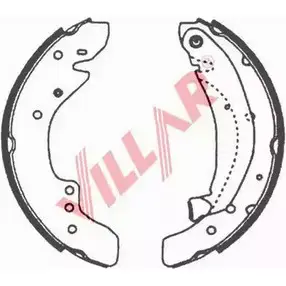 Тормозные колодки, комплект VILLAR 6IZWQ 1 629.0625 1AI1M 3104667