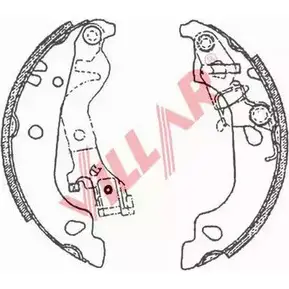 Тормозные колодки, комплект VILLAR DWZYM9B H0 ZQL 3104740 629.0709 изображение 0