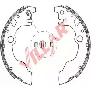 Тормозные колодки, комплект VILLAR 629.0763 3104782 LRZ3PHR 9T 789 изображение 0