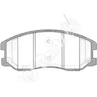 Тормозные колодки, дисковые, комплект IPS PARTS W CROK8 3105623 IZ3F3C6 IBD-1W11