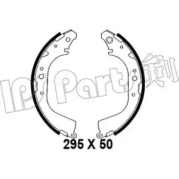 Тормозные колодки IPS PARTS 23 LKB IBL-4246 7D9DQ6V 3105731 изображение 0