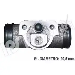 Рабочий тормозной цилиндр IPS PARTS D8EUR ICR-4K05 O MKLSV 3108437
