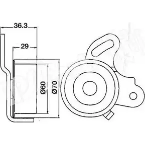 Натяжитель ремня ГРМ IPS PARTS K BNZS ITB-6511 2MPQ4 3112127 изображение 0