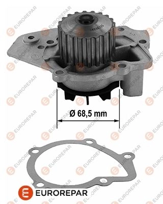 Водяной насос, помпа EUROREPAR EZ4H TK9 1424343725 ZATL78 1637172580 изображение 0