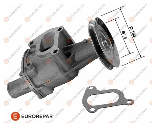 Водяной насос, помпа EUROREPAR 1637178580 W79XXMV YL C7OS 1424343784