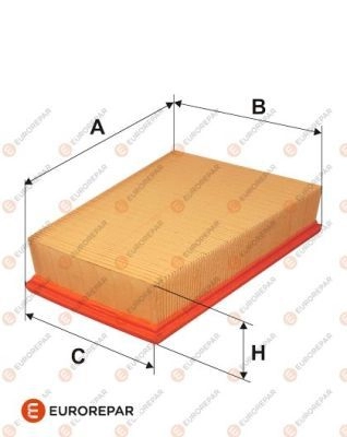 Воздушный фильтр EUROREPAR 515Z4 1612866980 S ZB36 1424255759