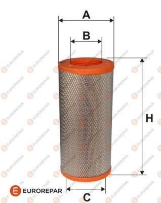 Воздушный фильтр EUROREPAR E147090 7KI6L I 0Z74H 1424522470 изображение 0