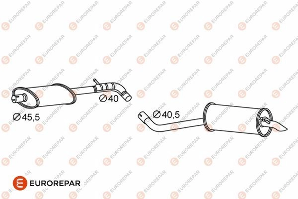 Резонатор EUROREPAR M0S6 4X 1609209680 1424856387 4ZTPJA изображение 0