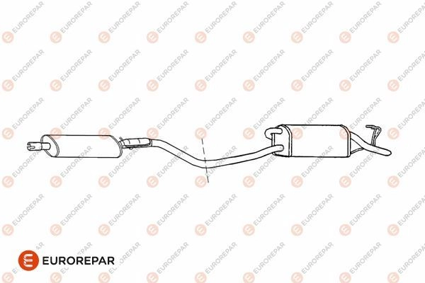 Резонатор EUROREPAR E12831L QJORC 1424754951 FX0 AQ изображение 0