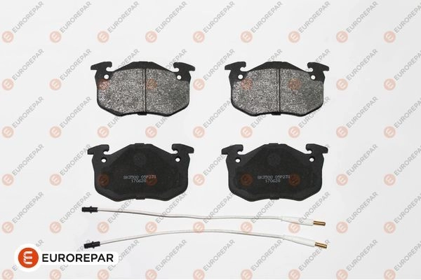 Тормозные колодки, дисковые, комплект EUROREPAR TB4F W 1617247580 QK06CC 1424560045 изображение 0