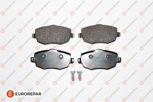 Тормозные колодки, дисковые, комплект EUROREPAR 0LC6X7A 1617252780 1424560092 2C JC8