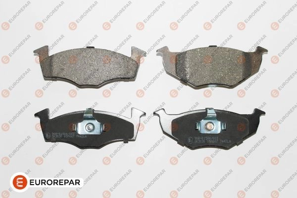 Тормозные колодки, дисковые, комплект EUROREPAR 1424560101 1617253780 3 21TZ IV0KJY