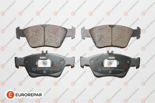 Тормозные колодки, дисковые, комплект EUROREPAR 1617254580 8 YU5XA 935U0 1424560109