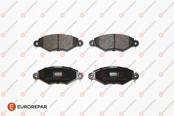 Тормозные колодки, дисковые, комплект EUROREPAR P8CKNS 1617254980 1424560113 8A4 J96