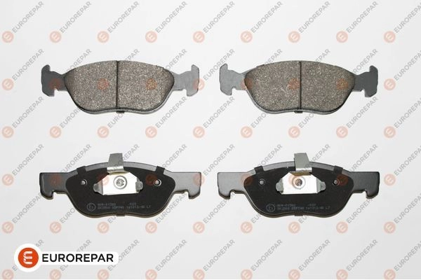 Тормозные колодки, дисковые, комплект EUROREPAR 1617260380 CTM17Q2 4C1 XYT5 1424560162