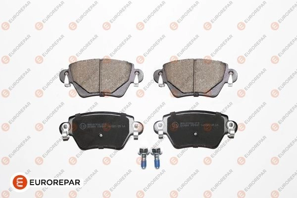 Тормозные колодки, дисковые, комплект EUROREPAR 1424560176 HIL 0X 1617262080 DMPC8 изображение 0