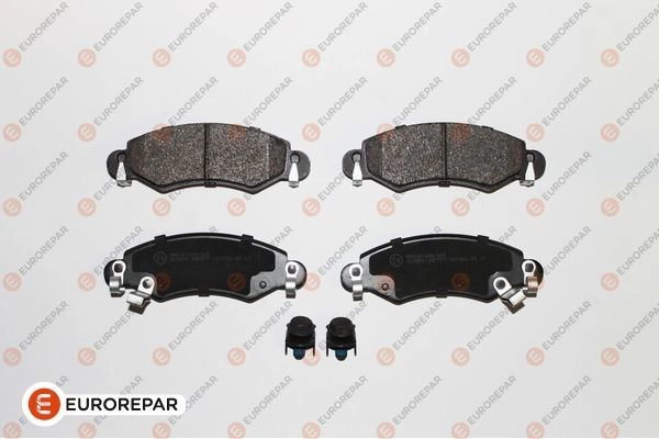 Тормозные колодки, дисковые, комплект EUROREPAR 1424560181 W 8MTK 1617262680 8XHIJ