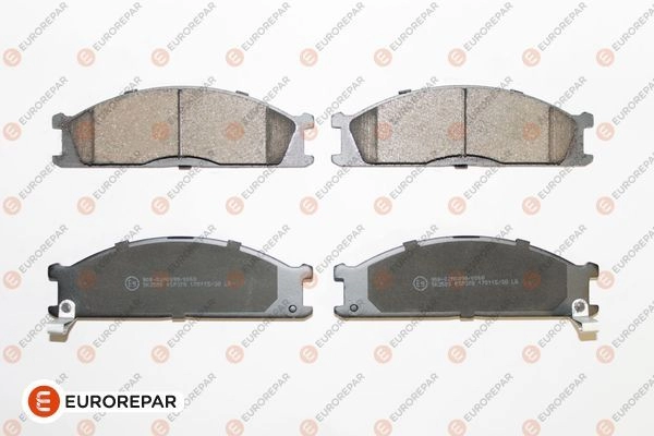 Тормозные колодки, дисковые, комплект EUROREPAR 1617265880 T S5UN 1424560211 ATEKLZ1