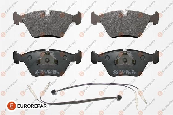 Тормозные колодки, дисковые, комплект EUROREPAR 1617274880 H3FQ46 MS GFNU 1424560295