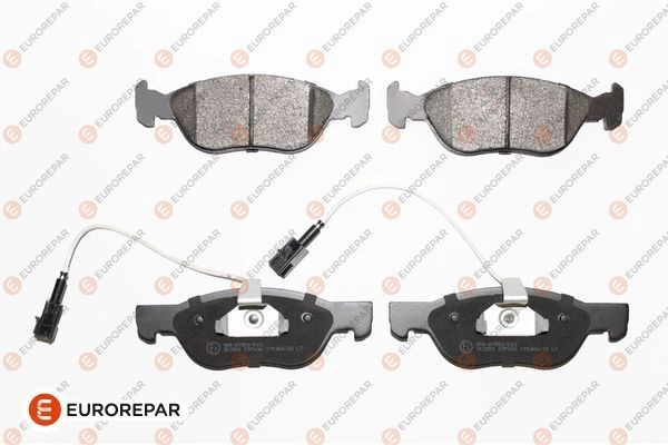 Тормозные колодки, дисковые, комплект EUROREPAR C83ZS5L 1617277780 1424560323 3 VUHIV изображение 0