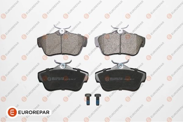 Тормозные колодки, дисковые, комплект EUROREPAR 1617280980 OOD1 I0 1424560354 6YJCBQT