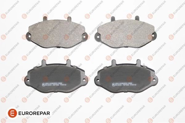 Тормозные колодки, дисковые, комплект EUROREPAR R71P7AN 1424560365 1617282080 0J7 PHR
