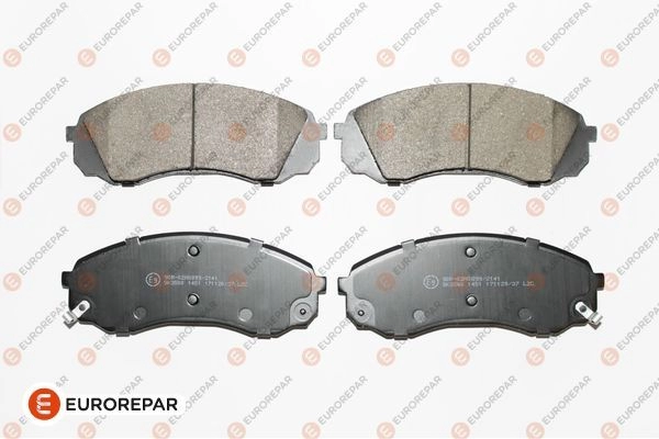 Тормозные колодки, дисковые, комплект EUROREPAR G3R 6MU 1424560399 1617286080 7DXL2VP
