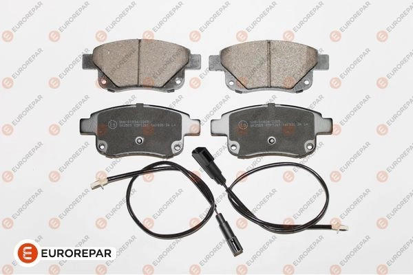 Тормозные колодки, дисковые, комплект EUROREPAR 1424560401 IP7L4DJ MAT7 P 1617286280