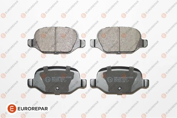 Тормозные колодки, дисковые, комплект EUROREPAR 4PKPK UZ 1639370180 1424560596 VVVL8
