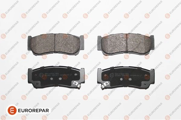 Тормозные колодки, дисковые, комплект EUROREPAR YB RGA 1424560604 2T9ZBOC 1639370980