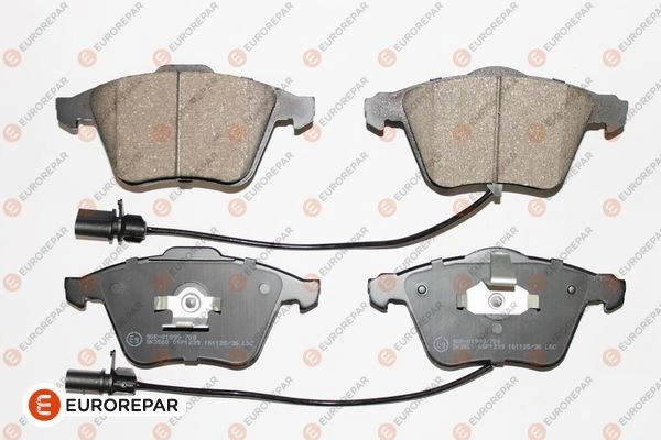Тормозные колодки, дисковые, комплект EUROREPAR 1639374580 1424560640 NT29Z BN EJEG