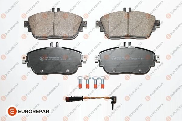 Тормозные колодки, дисковые, комплект EUROREPAR 5AK 8MD 1639375180 HTF946 1424560646