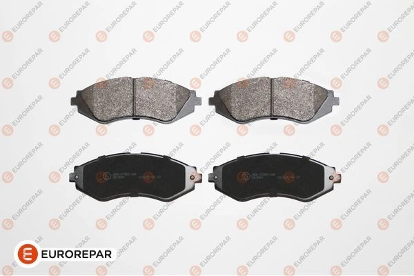 Тормозные колодки, дисковые, комплект EUROREPAR 1639379480 J1WIDS O 54LNF7 1424697957