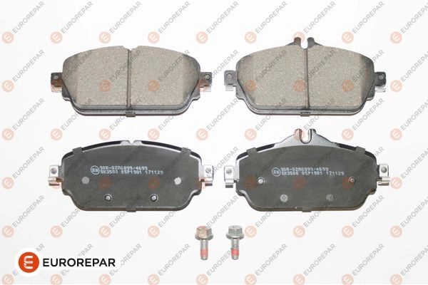 Тормозные колодки, дисковые, комплект EUROREPAR 0J654KG 1424697981 QQ YSDBZ 1639381880