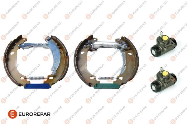 Комплект тормозов, барабанный тормозной механизм EUROREPAR 1611450680 3 QQSCC DRRSX 1424471975 изображение 0