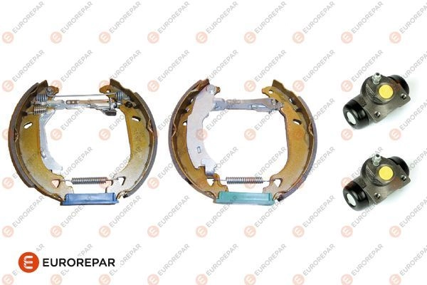 Комплект тормозов, барабанный тормозной механизм EUROREPAR J7SNP8 1424472011 5 BKE1W 1611454380 изображение 0
