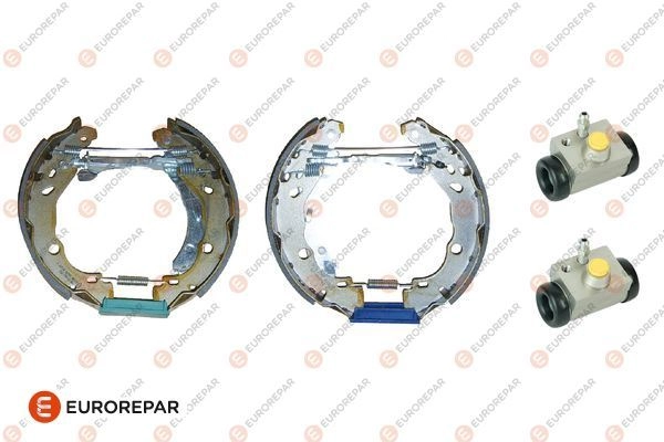 Комплект тормозов, барабанный тормозной механизм EUROREPAR EXQWGA 761 RR 1424472013 1611454580 изображение 0