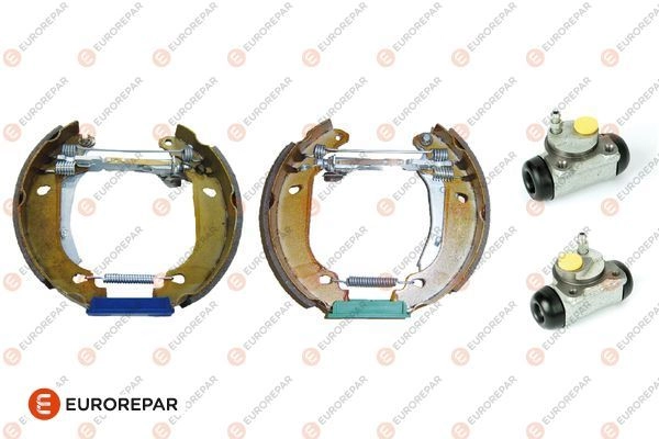 Комплект тормозов, барабанный тормозной механизм EUROREPAR 1616965880 Y96VRL FKP 1E 1424472036