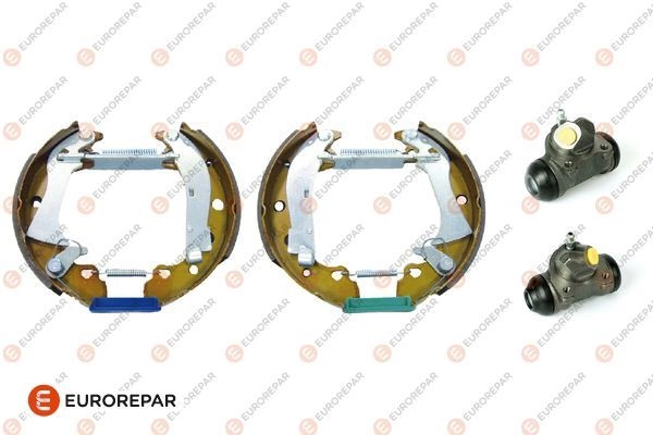 Комплект тормозов, барабанный тормозной механизм EUROREPAR E170002 U P46Y 1424472085 68CJKD