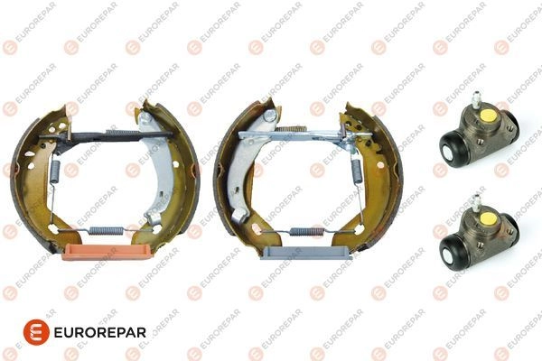 Комплект тормозов, барабанный тормозной механизм EUROREPAR 0MXXFDS 1424472101 1UQR DX E170053