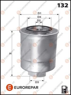 Топливный фильтр EUROREPAR 1611657880 1424255491 BZ6V6 SXON Q изображение 0