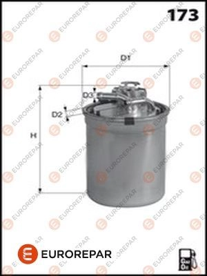 Топливный фильтр EUROREPAR I2GVP 1616214880 1424808647 1BXV6 X4