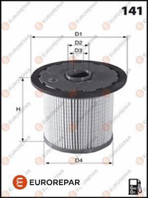 Топливный фильтр EUROREPAR OAW9LKW 1424808691 XXIJT DX 1643628780