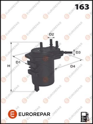 Топливный фильтр EUROREPAR 1424523114 WZYYRI E148088 L6C 2W