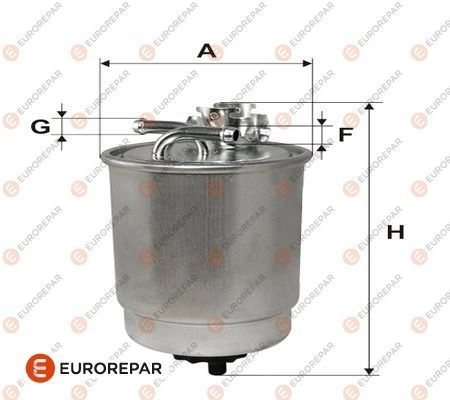 Топливный фильтр EUROREPAR YCV7JCY E148105 C1 OW0 1424523129